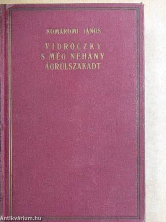 Vidróczki s még nehány ágrulszakadt