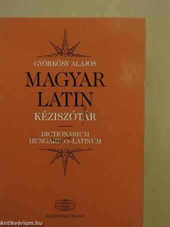 Magyar-latin kéziszótár