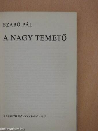 A nagy temető