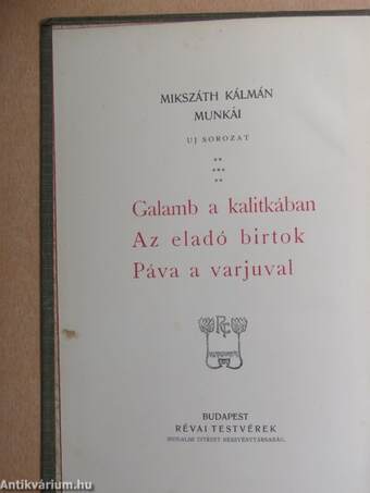 "30 kötet a Mikszáth Kálmán munkái sorozatból (nem teljes sorozat)"