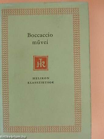 Boccaccio művei