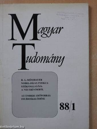 Magyar Tudomány 1988. január