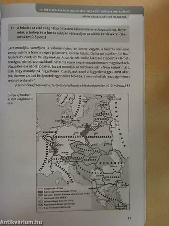 Érettségi - Történelem feladatsorok középszinten