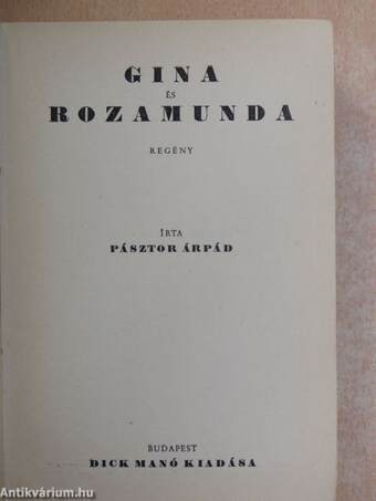 Gina és Rozamunda