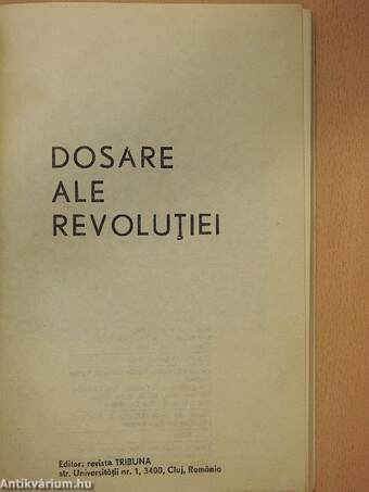 Dosare ale revolutiei