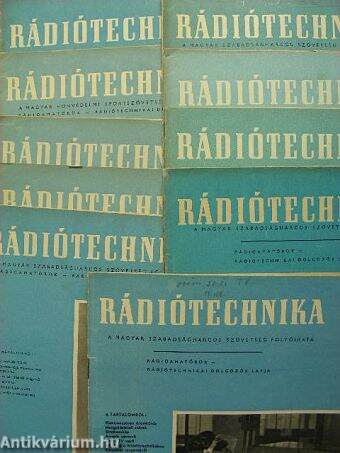 Rádiótechnika 1957. március-december