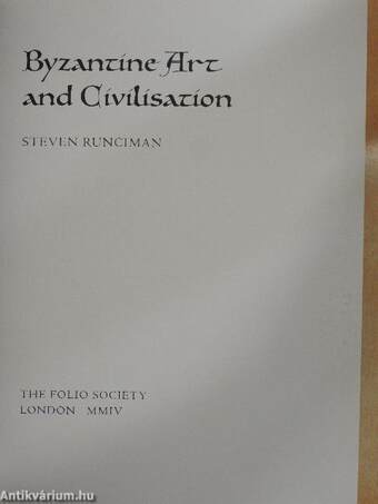 Byzantine Art and Civilisation