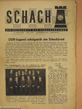 Schach november 1951.