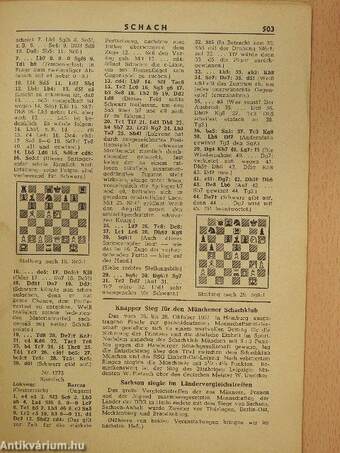 Schach november 1951.