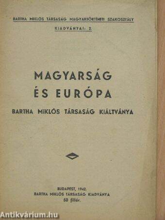 Magyarság és Európa