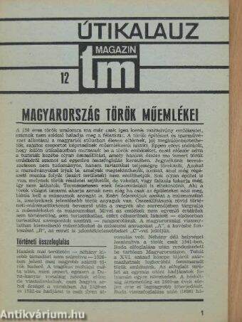 Turista Magazin Útikalauza 1973. április