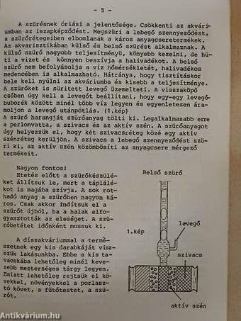 Akvarisztikai tájékoztató