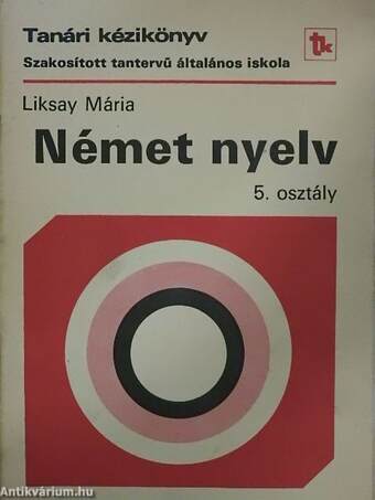 Német nyelv 5. osztály