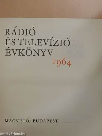 Rádió és Televízió évkönyv 1964