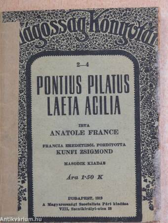 Pontius Pilatus/Laeta Acilia