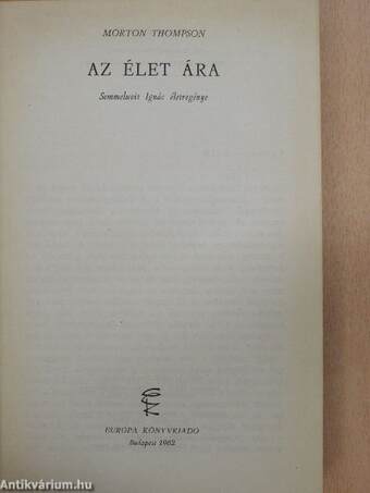 Az élet ára