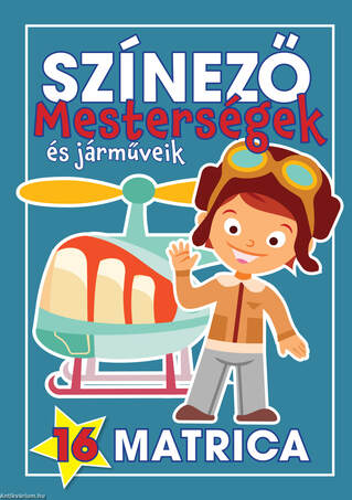 Színező - Mesterségek és járműveik (Fiúk)
