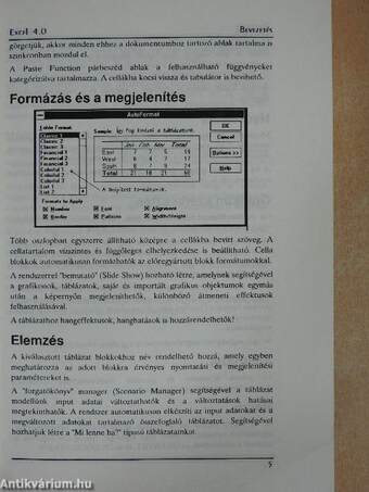 Az Excel 4.0 programozása és függvényei