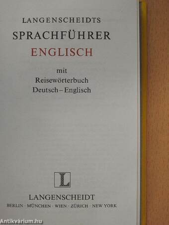 Langenscheidts Sprachführer Englisch