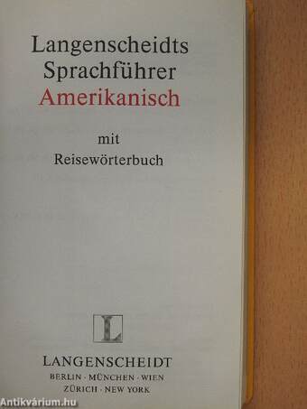 Langenscheidts Sprachführer Amerikanisch