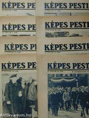 Képes Pesti Hirlap 1938-1939. (vegyes számok) (8 db)