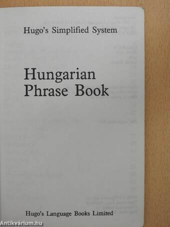 Hungarian Phrase Book