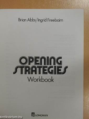 Opening Strategies - Workbook