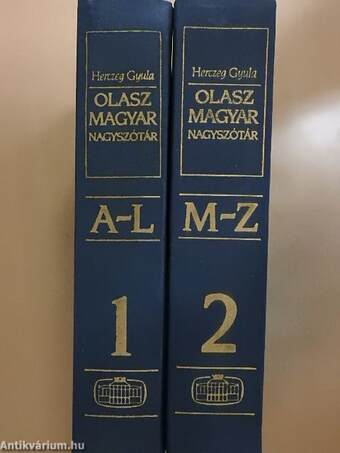 Olasz-magyar nagyszótár 1-2.