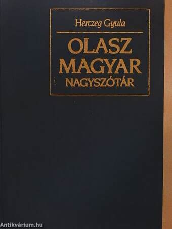 Olasz-magyar nagyszótár 1-2.