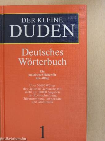 Der kleine Duden - Deutsches Wörterbuch