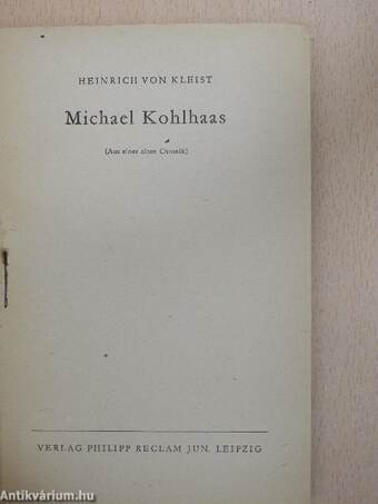 Michael Kohlhaas 