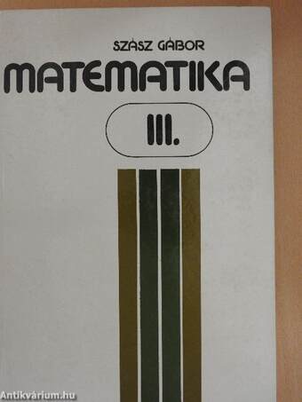 Matematika III.