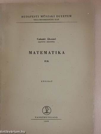 Matematika II/2.