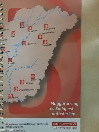 Magyarország és Budapest -autóstérkép-