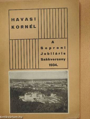 A soproni jubiláris sakkverseny 1934.