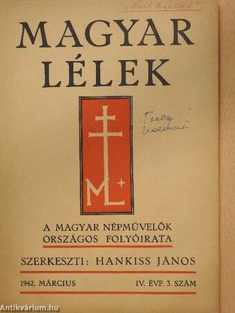 Magyar Lélek 1942. március