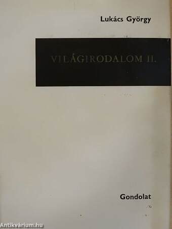 Világirodalom II.