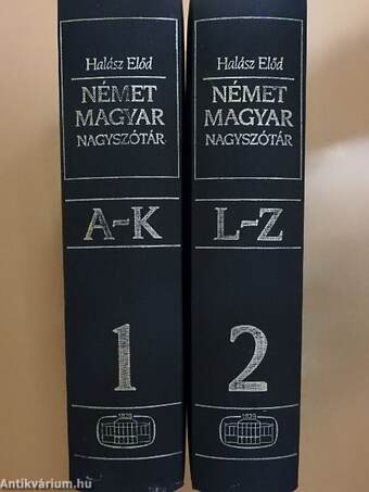 Német-magyar nagyszótár 1-2.