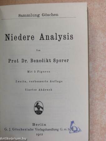 Niedere Analysis