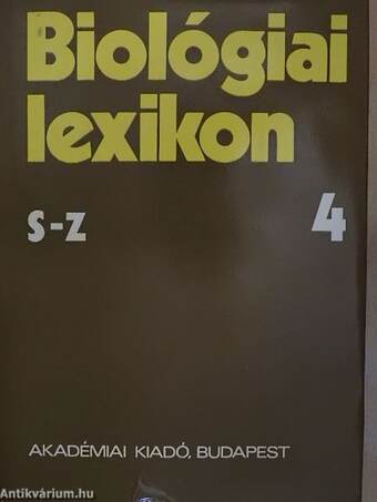 Biológiai lexikon 4. (töredék)