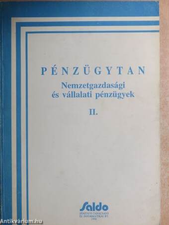 Pénzügytan II.