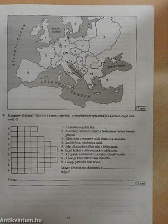 Történelem 6. - Témazáró feladatlapok