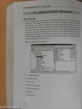 MCSE Exam 70-217 Microsoft Windows 2000 Directory Services Infrastructure Vizsgafelkészítő