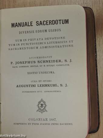 Manuale Sacerdotum I-II.