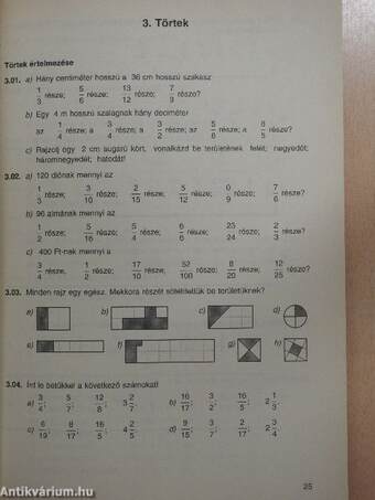 Matematika 6. - Gyakorló