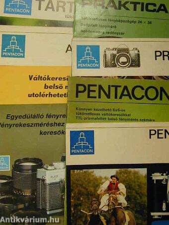 Pentracon-praktica gyártmányismertetők (8 db)