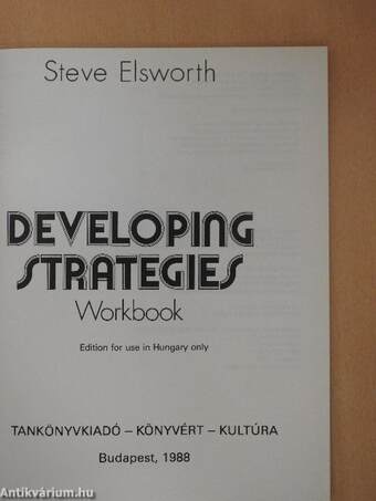 Developing Strategies - Students' Book/Workbook