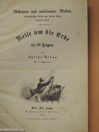 Reise um die Erde in 80 Tagen (gótbetűs)