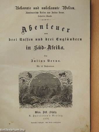 Abenteuer von drei Russen und drei Engländern in Süd-Afrika (gótbetűs)