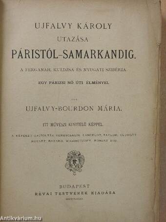 Ujfalvy Károly utazása Páristól-Samarkandig